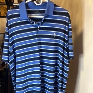 Polo by Ralph Lauren Men's Blue Striped Shirt